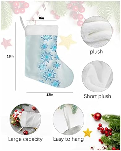 WXBDD Божиќни снегулки Божиќни чорапки Божиќни украси за домашно дрво што висат украси за подароци