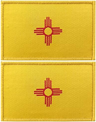 JBCD New Mexico Flag Patch Tactical Hook & Loop Patch Patch