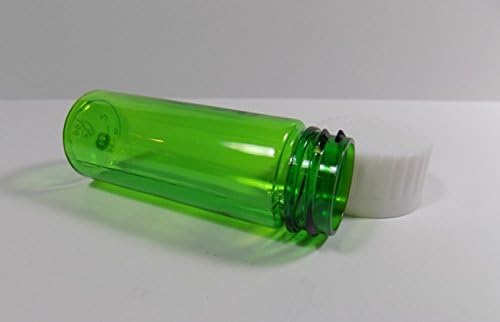Пластика Патување Завртка-Врвот Контејнери Зелена 8 Драм Големина Пакет од 20 Единици