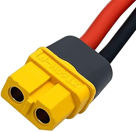 Замена на кабелот за засилување на кабелот за засилување на Jiechun Scomp Clumpement Clump Clips XT60H конектор со 12 AWG жица