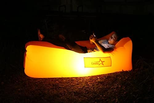 Надувување Играчка Хамак-Пренослив, Водоотпорен&засилувач; Анти-Воздух Протекување Дизајн-Идеален Кауч За Дворот Езерото Плажа