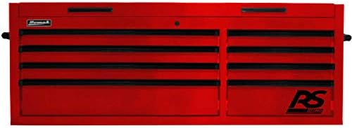 Homak RD02065800 RS Pro Series 8 фиока црвена алатка за градите, 54 W x 23-1/2 D x 21-3/8 H