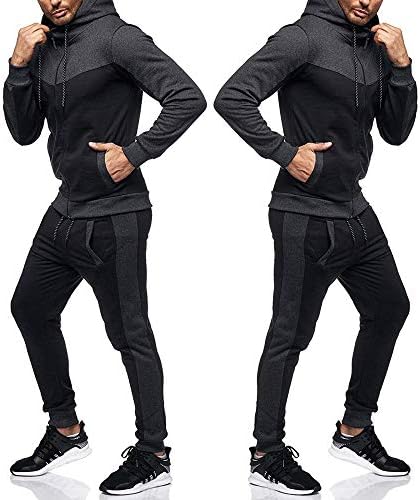 Патеки костуми јакна панталони спортски врвни тренерки за машки костум есенски зимски џемпери пакети поставува потсетници мажи случајни