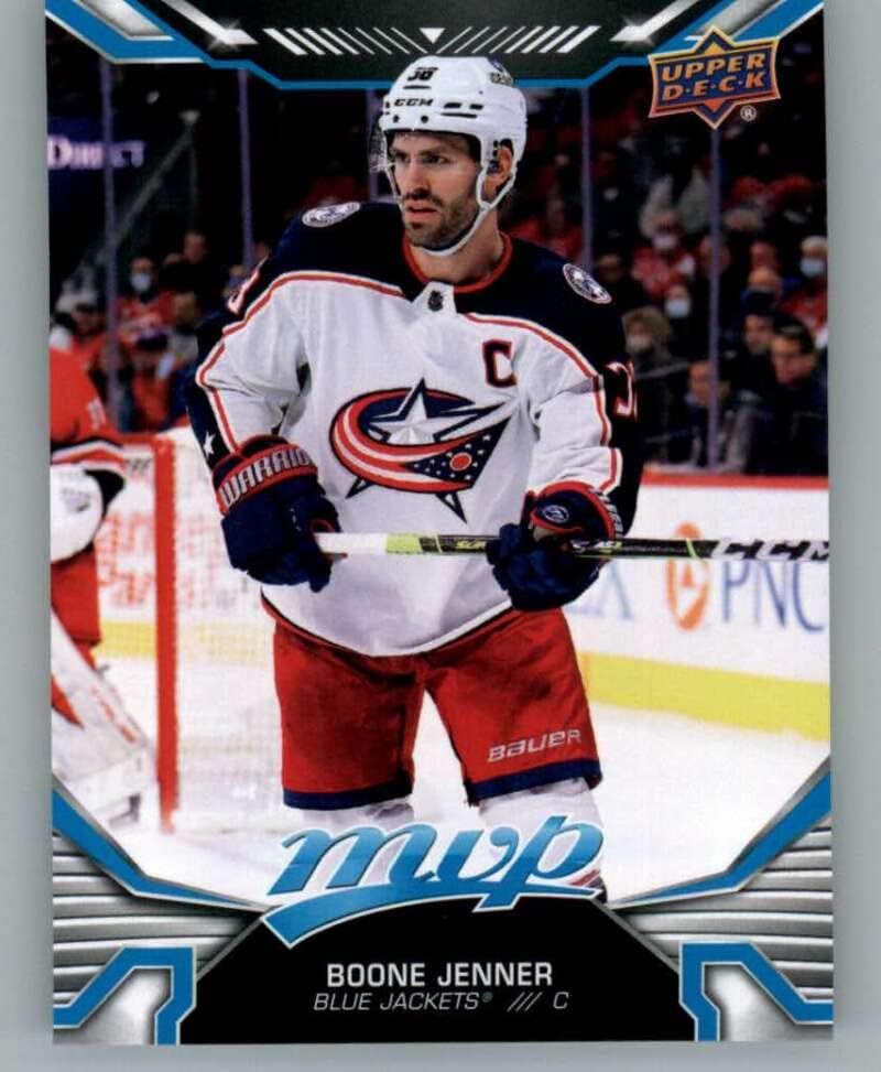 2022-23 Горна палуба MVP 103 Boone Jenner Columbus Blue јакни NHL Hockey Trading Card