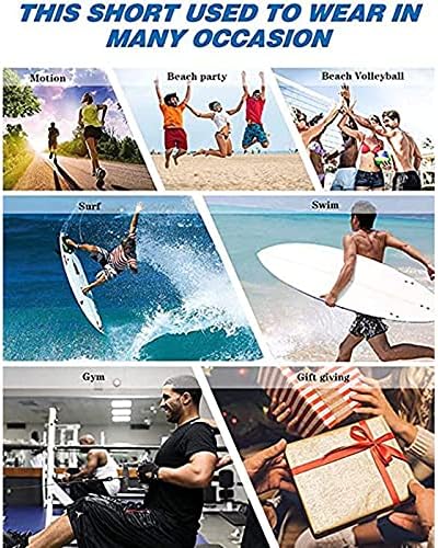 Ubst Mens Summer Board Shorts плус големина, 3Д бран тропски печатени стебла за пливање лабава обична хавајска плажа шорцеви спортски костуми