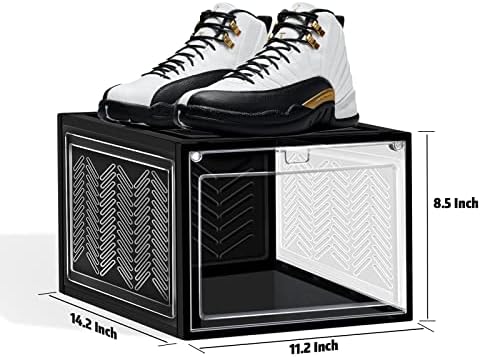 Кутии за чевли Контејнери за чевли Организатор за плакари, кутии за складирање на чевли, чисти кутии за чевли, кои се ставаат големи