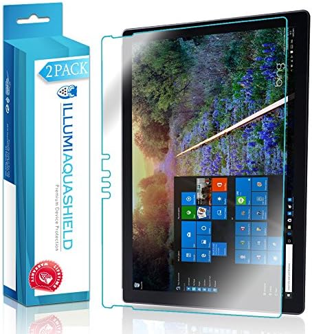 Заштитник на екранот Illumi Aquashield компатибилен со Microsoft Surface Pro 4 No-Bubbul High Definition Clear Flexible TPU филм