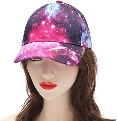 ZLYC жени мода цветни печати бејзбол капа Хавајски прилагодлив Snapback тато капа