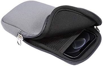 Фудбал случај на неопренови телефонски ракав, 6,9 инчи Универзална мобилна торбичка за торбичка мобилна торба со патент за iPhone 11 Pro Max,