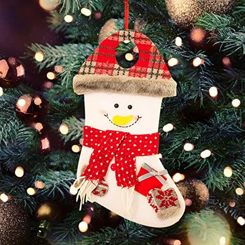 Акрилни кристални мониста Божиќни чорапи дома украси Божиќни дрво виси украси домашни врати wallидни украси свињи на замав