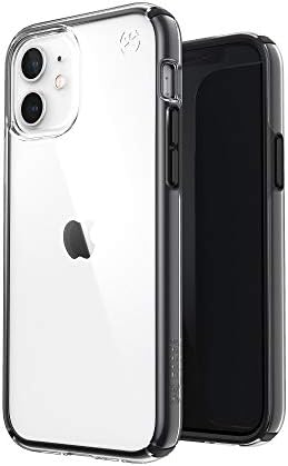 Spack Производи Президио Совршен - Јасно Влијание Гео iPhone iPhone 12, iPhone 12 Про Случај, Јасно/Црно