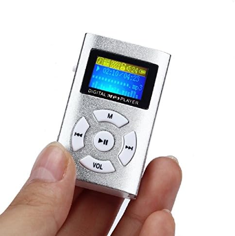 Sannysis Mini USB клип MP3 Player LCD екран Поддршка 32 GB Micro SD TF картичка