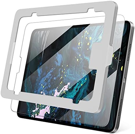 Chingblanc Case за iPad Air 5-та/4-та генерација & HD Clear [1-допир инсталација] Заштитник на екранот, вегански кожен паметен капак со автоматско