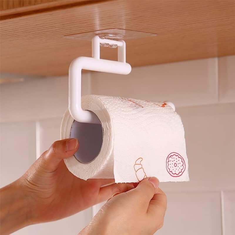 Држач за хартија за хартија за хартија држач за хартија, држач за ролна, монтиран пешкир кујна бања бања кабинет партал закачалка
