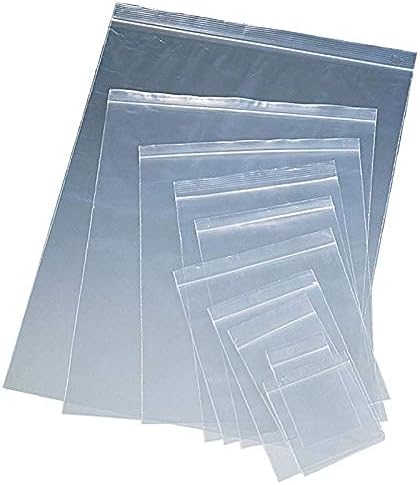 [3 x3 100 пакувања] Homeygear Мали чисти тешки пластични кеси со отклучен патент Топ 3 x 3 Мал патент за складирање на кујни