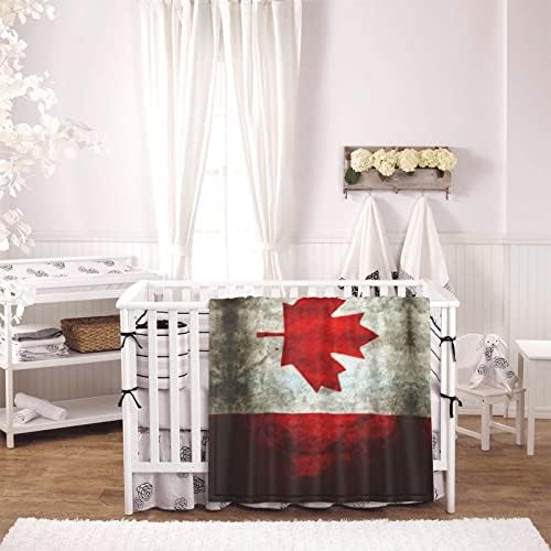 Знаме на Канада Свадл ќебиња Супер меко бебе двојно ќебе бебе најважни сили бебе двојно ќебе 30 x40