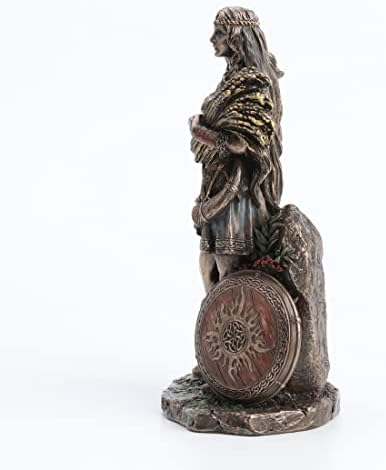 Веронез Дизајн 8 5/8 Лејди Сиф Норвешката божица на скулптурата на Земјата и семејната смола бронза
