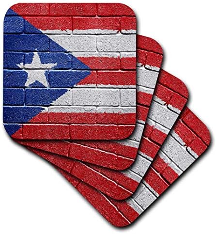 3drose cst_156970_3 Национално Знаме На Порторико Насликани На Ѕид Од Тули Рикан-Керамички Плочки Подлоги, Во собата на 4