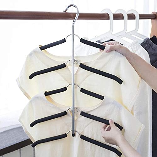 WPYYI Hanger Rack Shawl Class Clachet Multifunctional облека Облека отпорна на облека за облека, решетката за домаќинство повеќеслојна