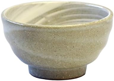 CTOC Јапонија Изберете W918-17 чаша за пиење Shigaraki Ware, керамика, ширина 3,1 x длабочина 3,1 x висина 1,8 инчи, бела чаша за вртење, стилски