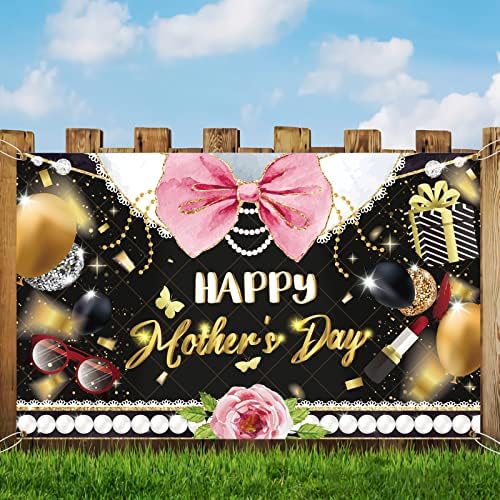 Мелтелот Цвет среќен ден на мајката за позадина, банер за позадина, тематска забава на мајки, виси украси, лак среќен мајки ден банер за