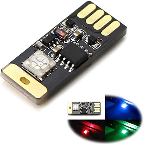 Контрола на мулти-бои на ICBeamer USB RGB со музика или 1 допир Промена на додаток во боја на минијатурна/Нано LED Центар за внатрешни работи