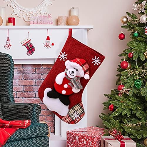 Божиќни украси Божиќни украси Дома Декор Божиќ 2021 Орнаменти Најдобри Божиќни украси Божиќни чорапи Подарок торба Мала бутик