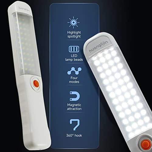 Huanglijin LED работно светло за полнење на светло за полнење магнетна светлина, преносен USB -интерфејс, за полнење на светла,