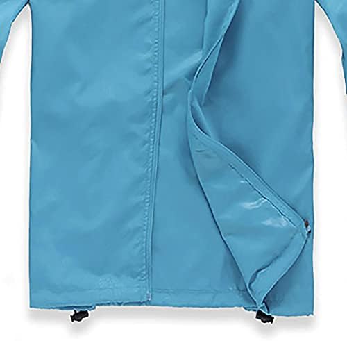 Унисекс водоотпорна јакна лесна надворешна облека од планински костум Зип атлетски јакни Брзо сув палто XS-3XL