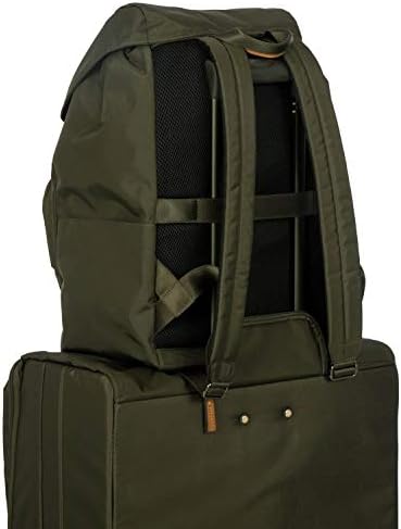 Ранец на екскурзија на X -Travel на Брик - 15 инчи - симпатичен ранец на дизајнерот за жени и мажи - маслиново