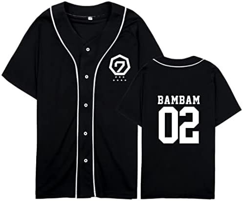 DHSPKN GOT7 Бејзбол дрес лета во маица во Сеул, ЈБ acksексон Бамбам Марк Југјеом ти.