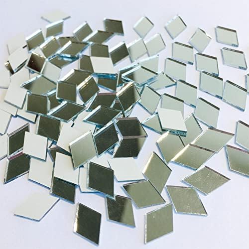 200 парчиња Мини дијамантски облик мозаични плочки за занаетчиска работа, огледало на диско топка, украс за домови
