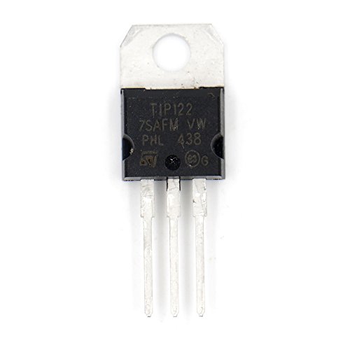 Baomain Transistor TIP122 100V 5A 40W преку дупката NPN епитаксијален пакет од 20