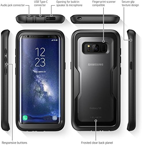 Јас-Бласон Оклоп Кутија Серија Случај За Galaxy S8, [Полно Тело] [Тешки] Намалување На Шок / Браник Случај Без Заштитник На Екранот