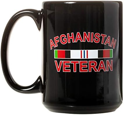 Авганистанска Ветеранска Лента - Операција На Блискиот Исток 9/11 Трајна Слобода-Војска на Соединетите држави 15оз Луксузна Двострана Шолја
