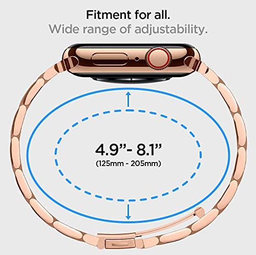 Spigen Modern Fit дизајниран за Apple Watch Band Series 8/7, серија SE2/6/SE/5/4 и серија 3/2/1