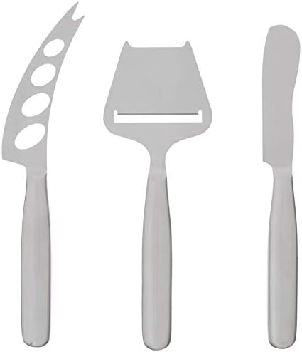 Комплет за ножеви со сирење од лисица, 9,37 x 2,953 x 0,67 инчи, металик, 10690