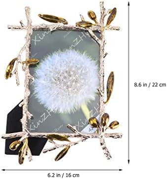ZCMEB ретро златна емајл креативна метална фото рамка за подароци за замав поставува декорација на подароци