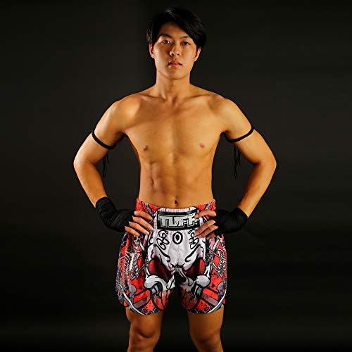 Tuff Sport Boxing Muay Thai Sharts Sharts Dragon Skull Kick Martial Arts Trading Gym Trunks Trunks Trunks