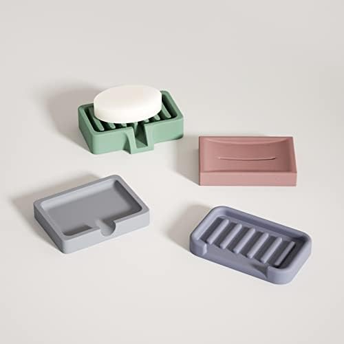 Држач за бетонски сапун, силиокан, геометрија за цемент сапун сапун сапун за сапун, рачно изработена алатка за изработка на гипс за бања