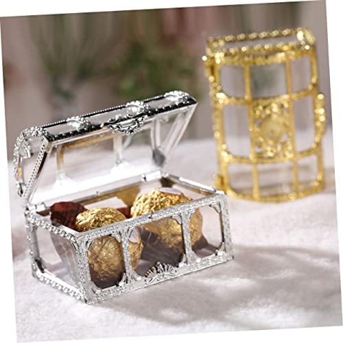 Toyvian 2 парчиња богатство на градите во форма на градите играчки свадбени кутии украси украс кутија за подароци декоративно прстен кутија