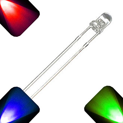 3мм тркалезна врвна RGB Брза автоматска промена LED - Ултра светла