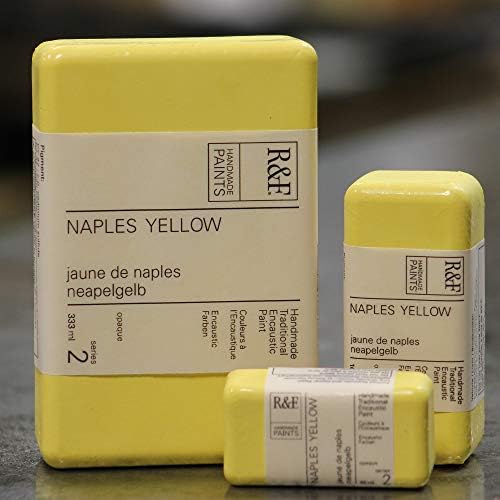 R&F Encaustic Paint, 104ml, Napels Yellow, 3 fl oz