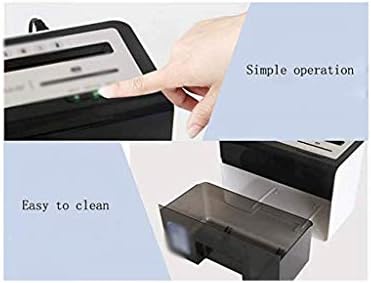 WDBBY Business Paper Shredder-Desktop Micro-Cut Paper Shredder, 1-лист со големина на свиткана буква и големина на A4
