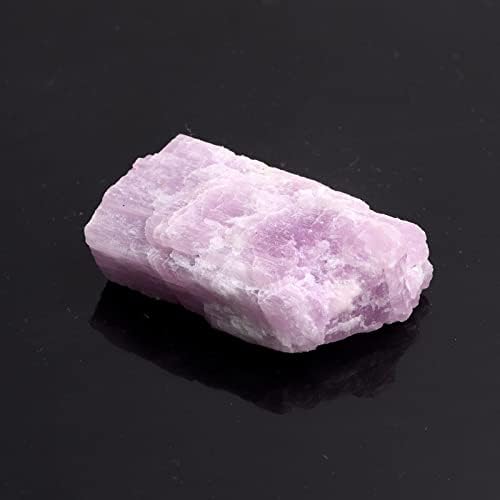 Laaalid xn216 1pc Голема природна сурова пурпурна кристална кристална камења Кунзит Груба Споденумен кварц минерали примерок заздравување