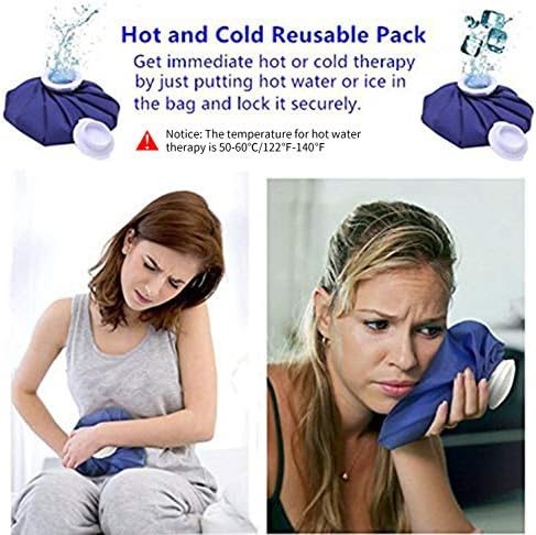 Мраз ладно пакување охуху 9 топла торба со топла вода за мраз за повреди, топла и ладна терапија и олеснување на болката, без водоотпорна