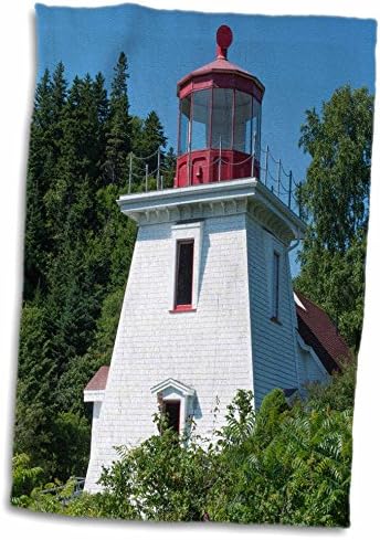 3Drose Canada, St. Martins, New Brunswick, бел туристички светилник 01 - крпи