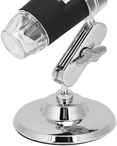 Преносен микроскоп со ротационо склопување, безжичен дигитален микроскоп со 8 LED светилки со прилагодлива осветленост, мобилен микроскоп од