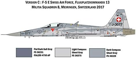 Italeri IT1420 1: 72 F-5E Швајцарски воздухопловни сили
