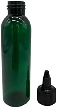 4 мл Зелени космо пластични шишиња -12 Пакувајте празно шише за полнење - БПА бесплатно - есенцијални масла - ароматерапија | Црната врвна